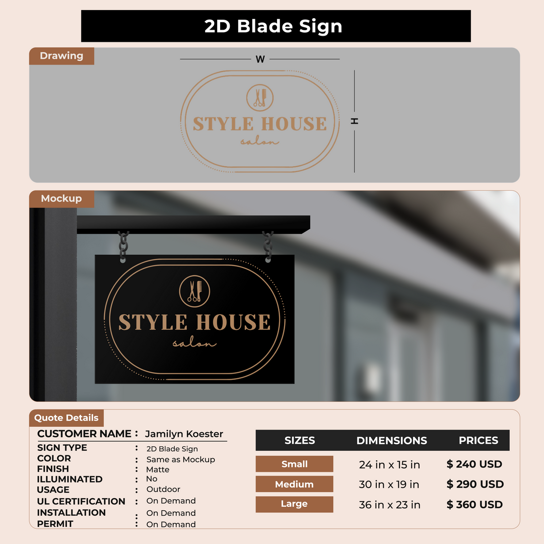 Custom Signs For Jamilyn Koester