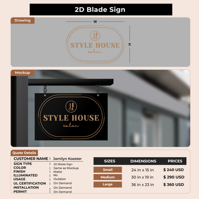 Custom Signs For Jamilyn Koester