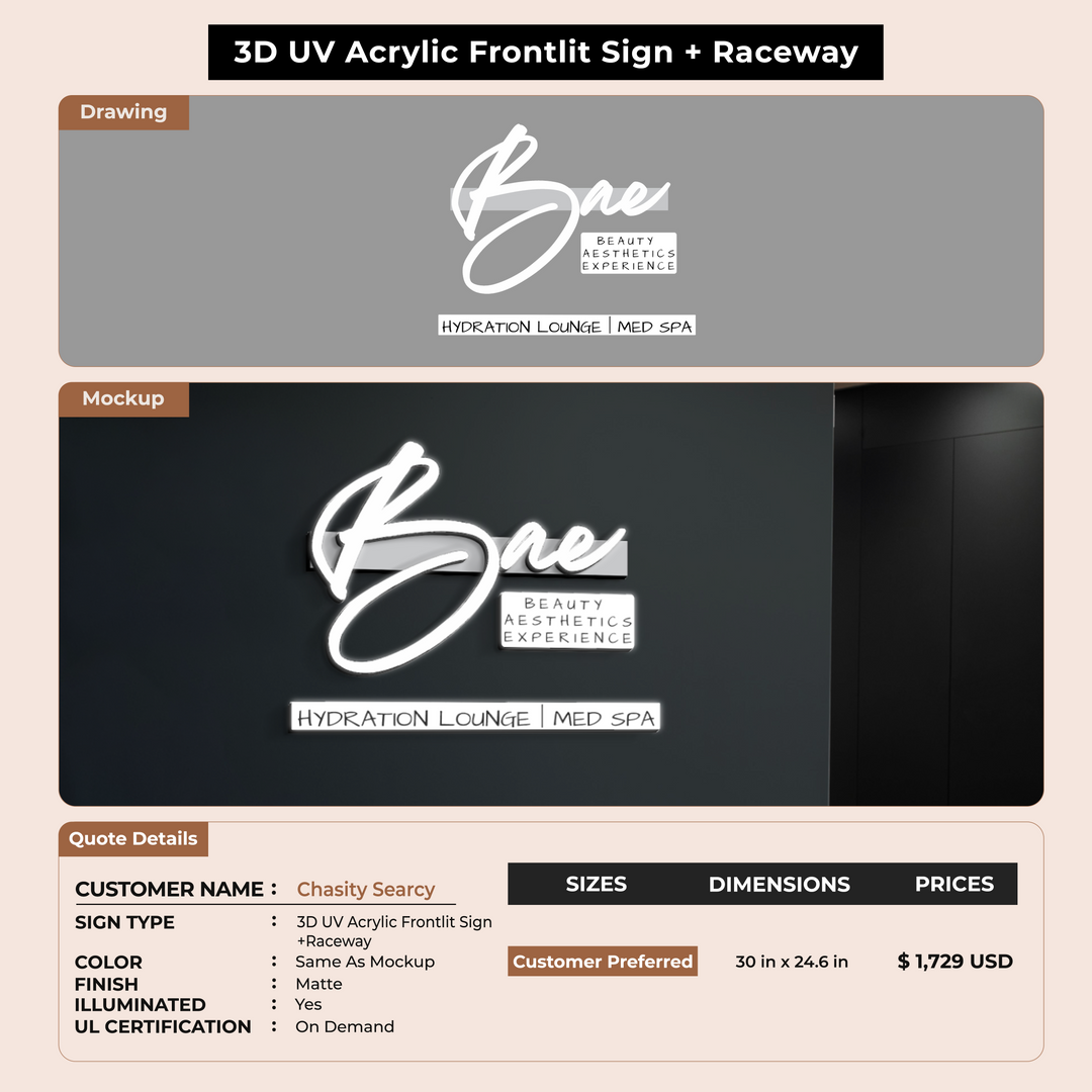 Custom Signs For Chasity Searcy