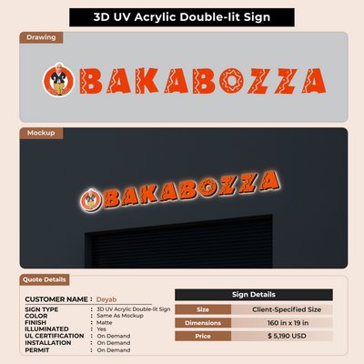 Business Signage for Deyab