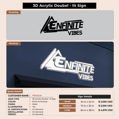 Custom Signs for Marquis