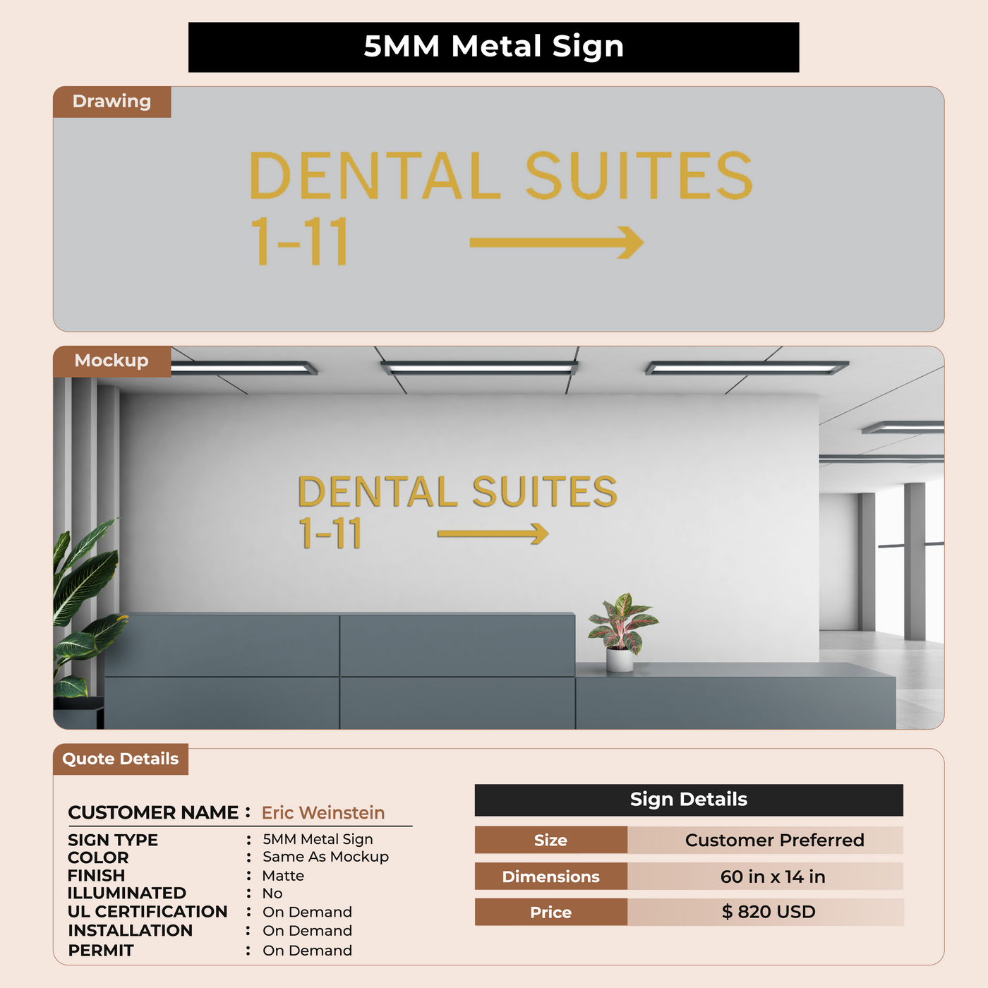 Custom Signs For Eric Weinstein
