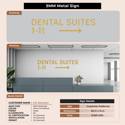 Custom Signs For Eric Weinstein