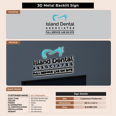 Business signage for Eric Weinstein