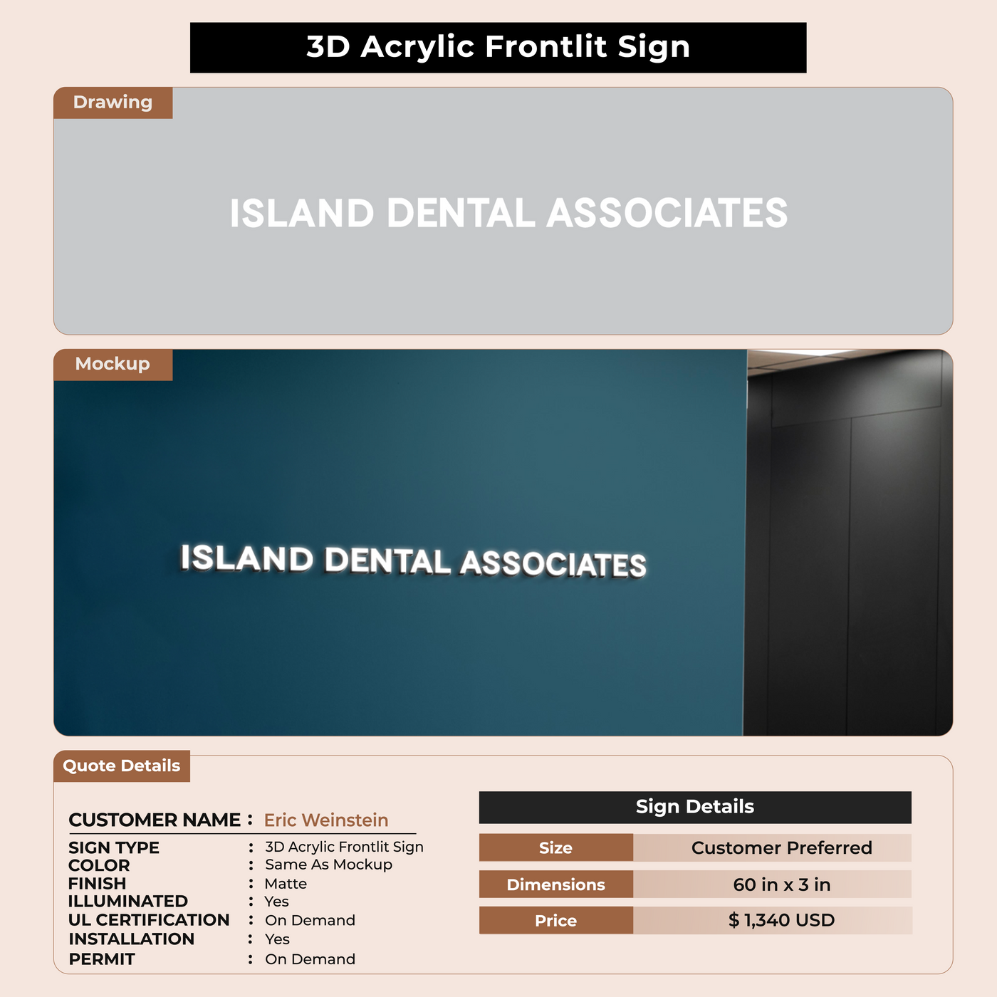 Custom Signs For Eric Weinstein