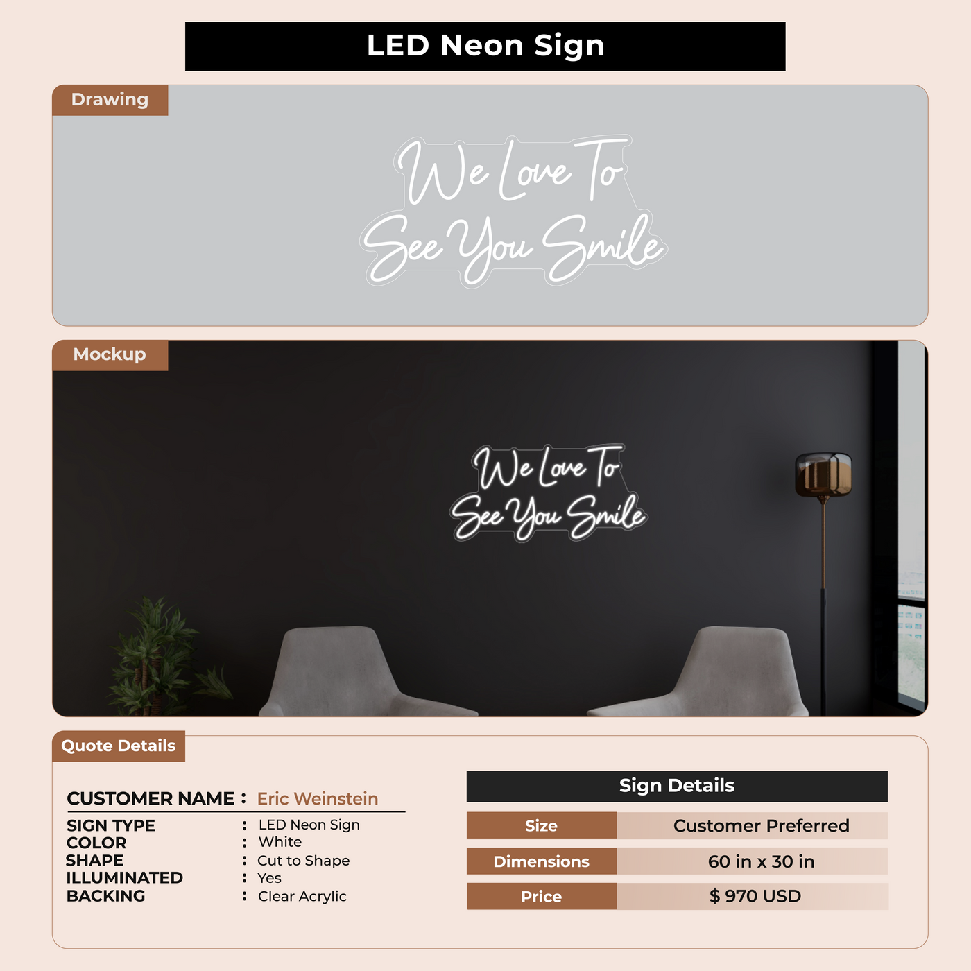Custom Signs For Eric Weinstein