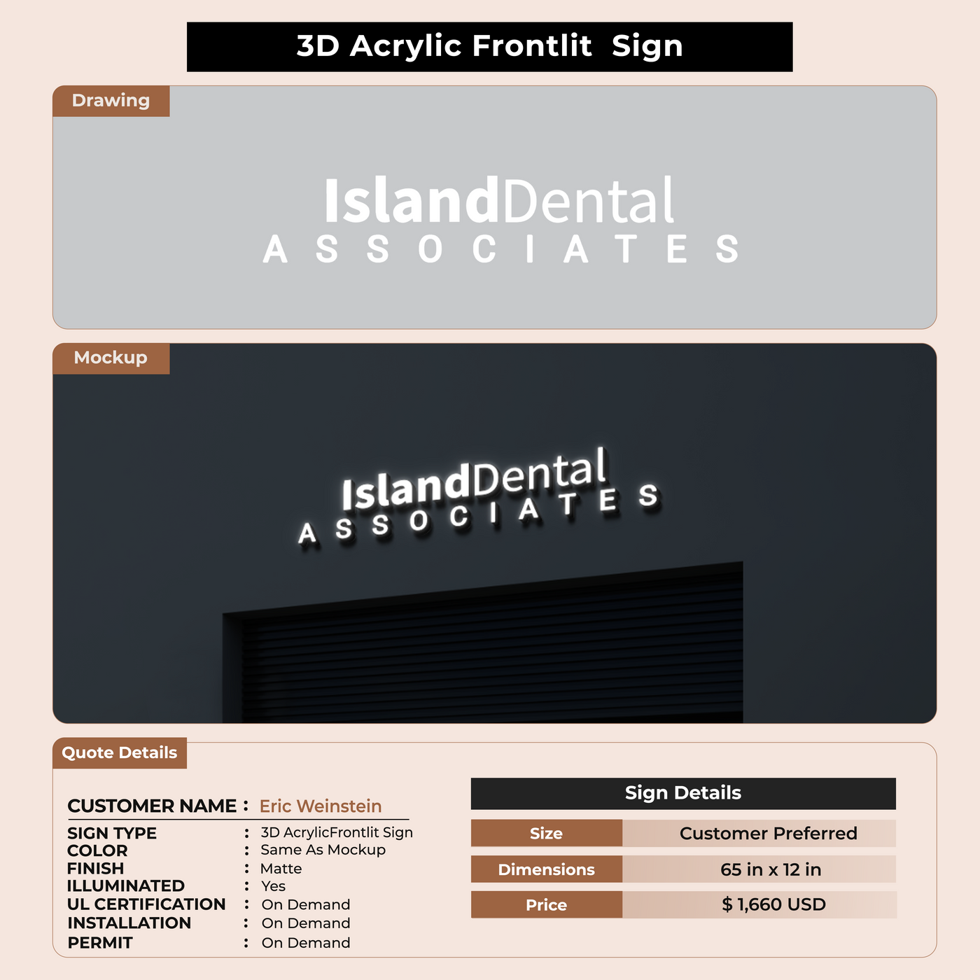Custom Signs For Eric Weinstein