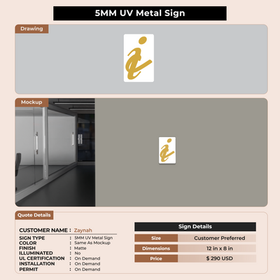 Custom Signs For Zaynah