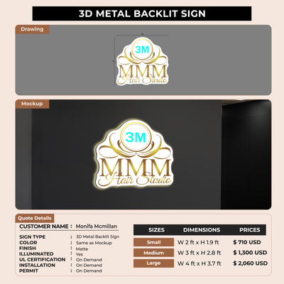 Business Signage for Monifa Mcmillan