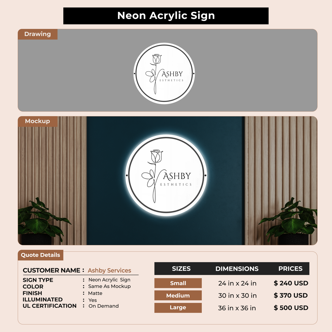 Custom Signs For Ashby Services