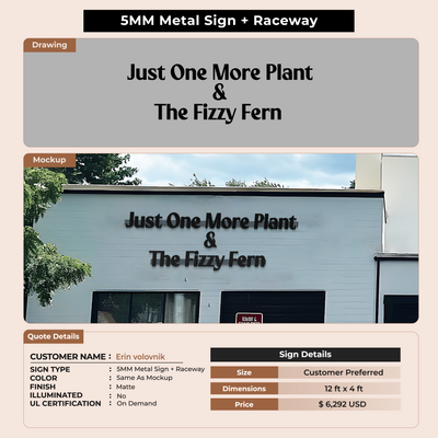 Custom Signs For Erin volovnikz