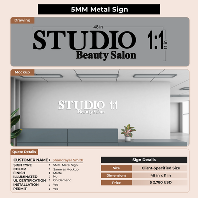 Custom Signs For Shandrayer Smith