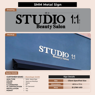 Custom Signs For Shandrayer Smith