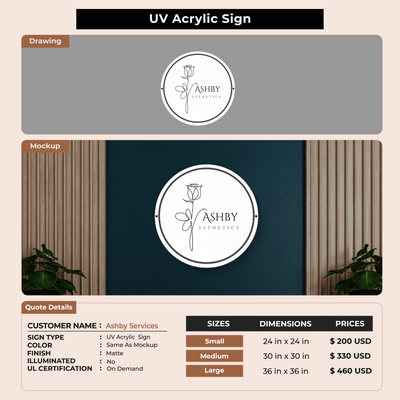 Custom Signs For Ashby Services