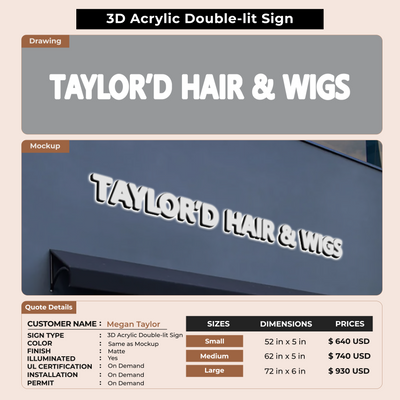 Custom Signs For Megan Taylor