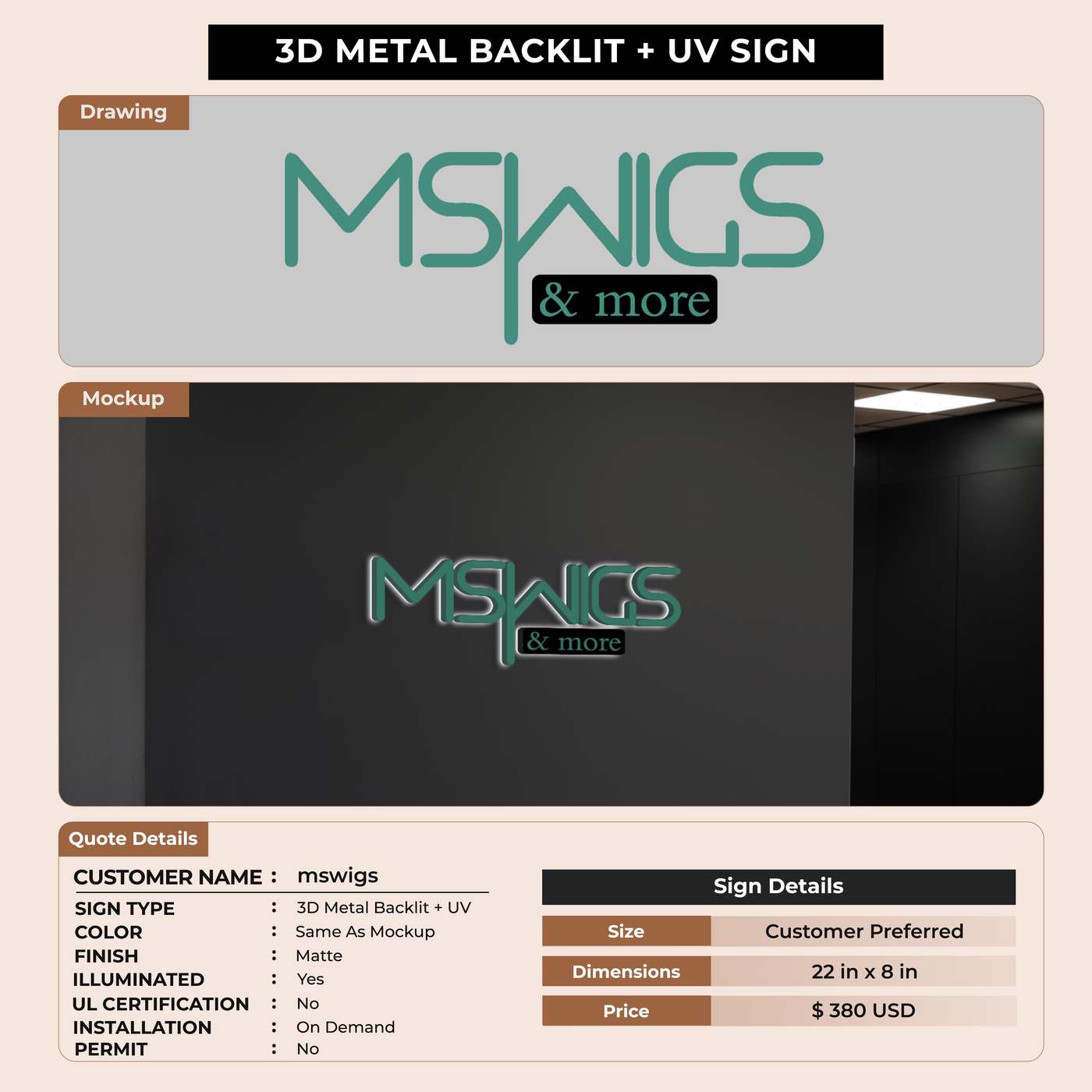 Custom Signs for mswigs