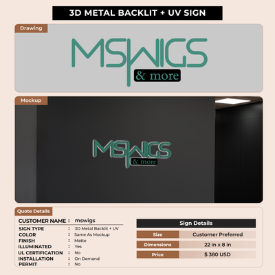 Custom Signs for mswigs