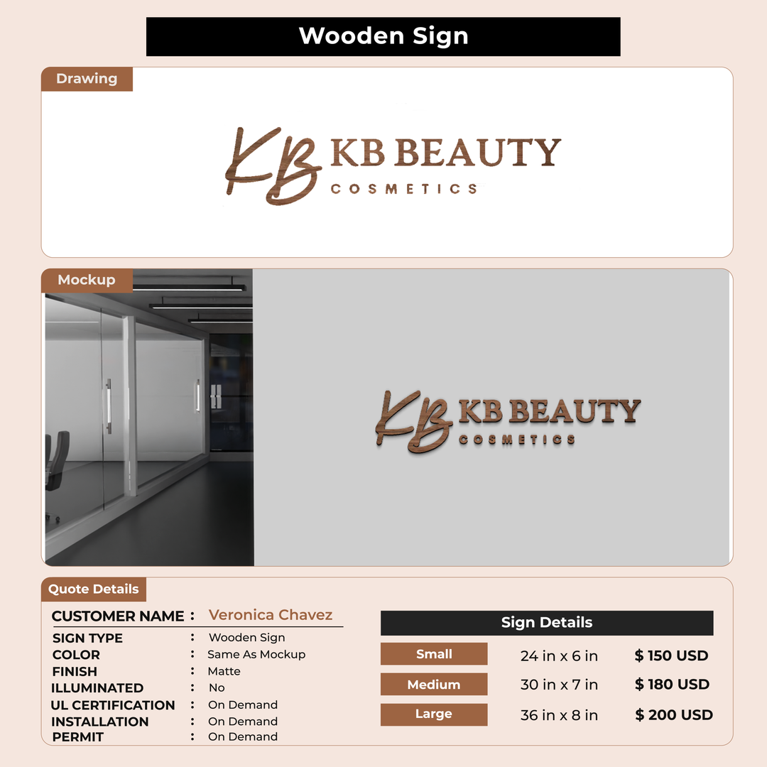 Custom Signs For Veronica Chavez