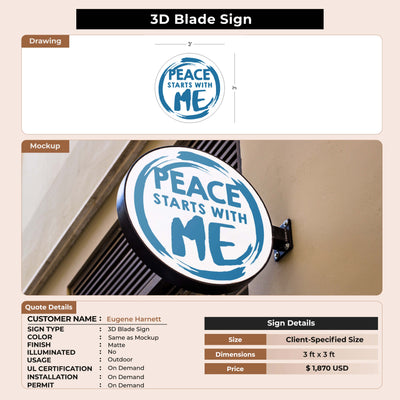 custom signs for Eugene Harnett