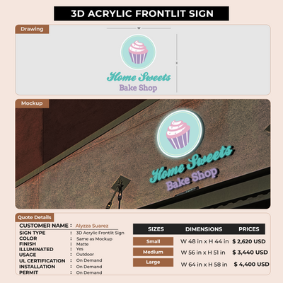Custom Signs for Alyzza Suarez
