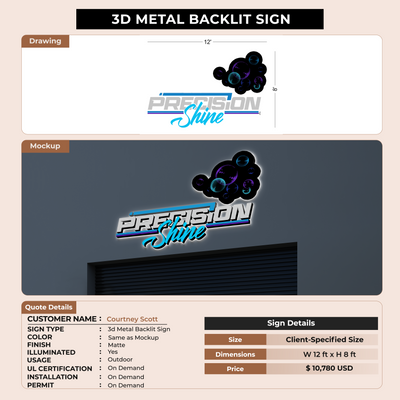 Custom Signs for Courtney Scott
