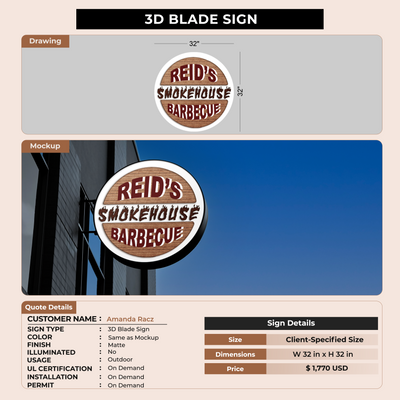 Customize Business Signage for Amanda Racz