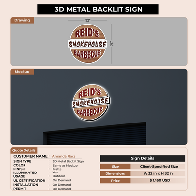 Customize Business Signage for Amanda Racz