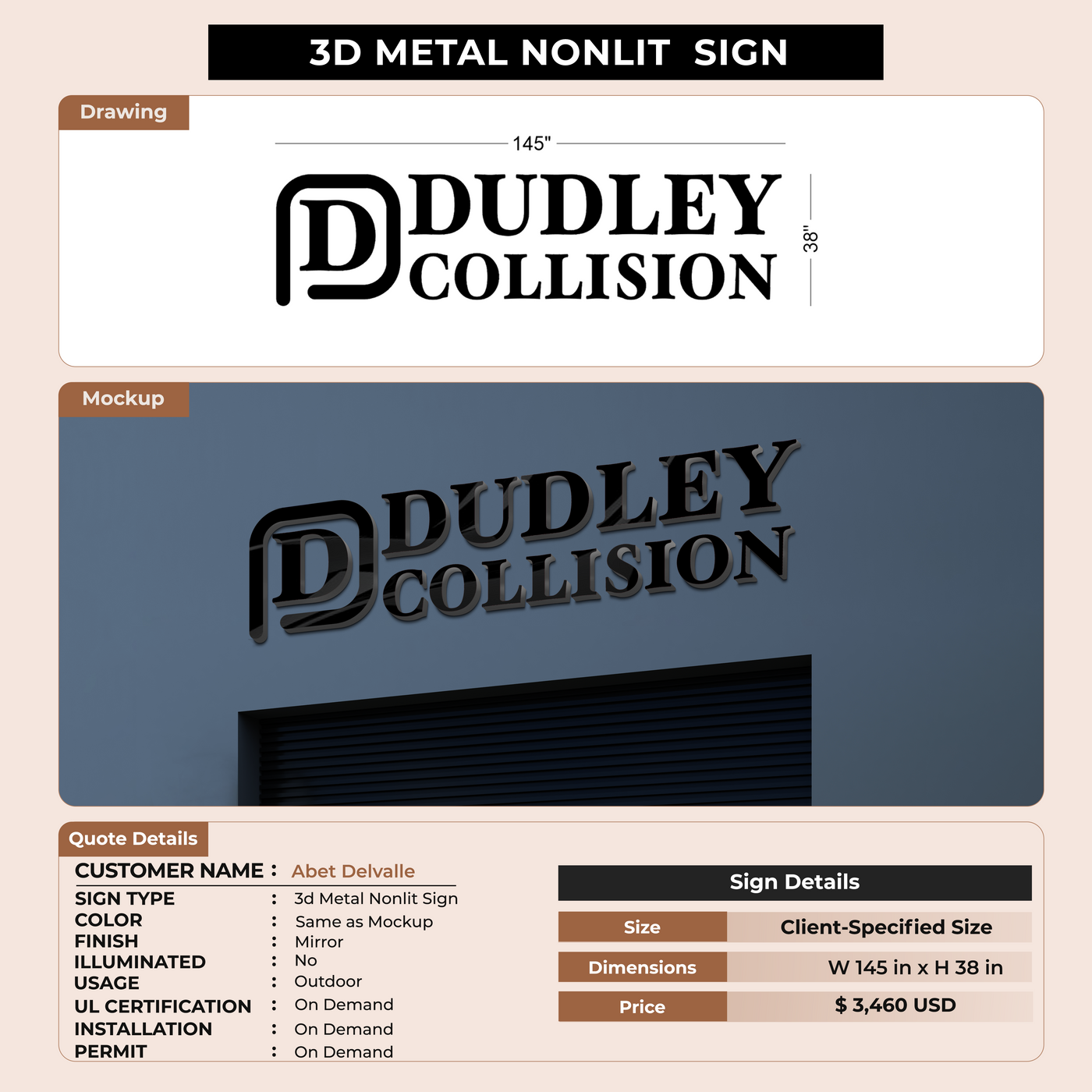 Customer Sign For Abet Delvalle