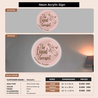 Custom Signs For Natasha