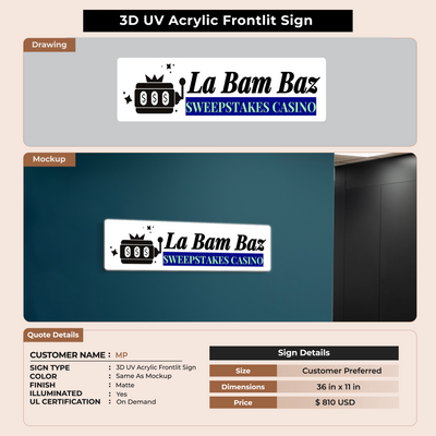 Custom Signs For MP