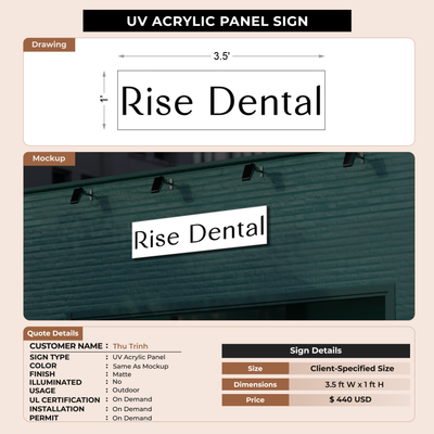 CUSTOM MOCKUP SIGN FOR Thu Trinh