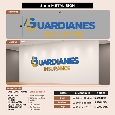Custom Signs for Sonia Barragan
