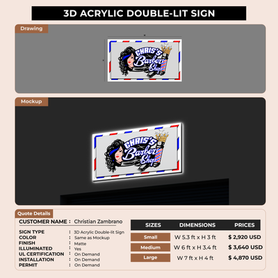 Business Signage for Christian Zambrano