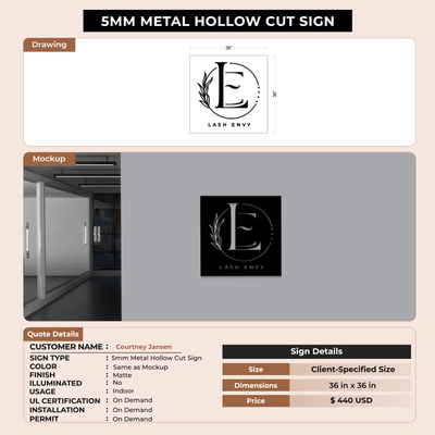 Custom Signs For Courtney Jansen