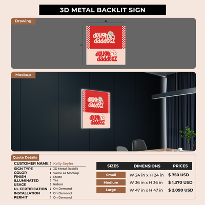 Business Signage for Kelly Seyler
