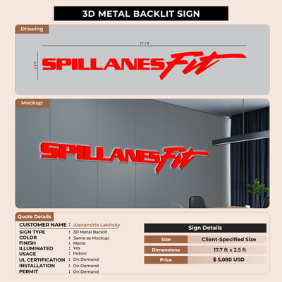 Custom Signs For Alexandria Lakitsky