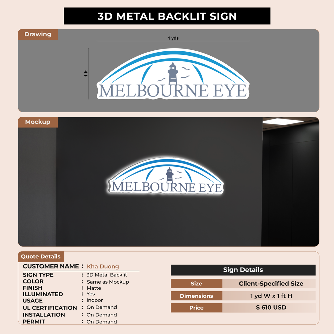 Business Signage for Kha Duong