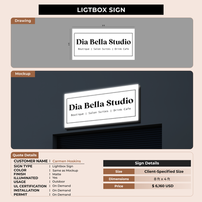 Business Signage for Carmen Hoskins
