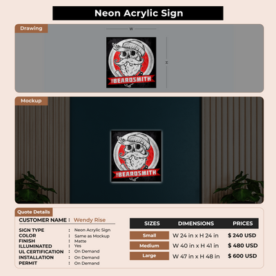 Custom Signs for Wendy Rise