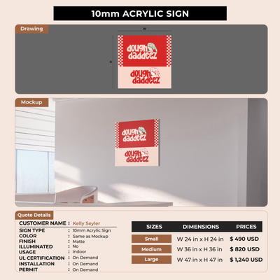 Business Signage for Kelly Seyler