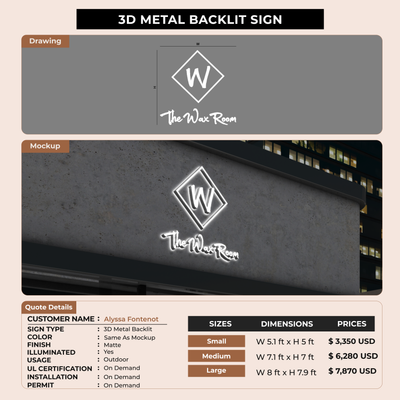 Business Signage for Alyssa Fontenot