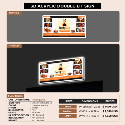 Business Signage for vikas gupta