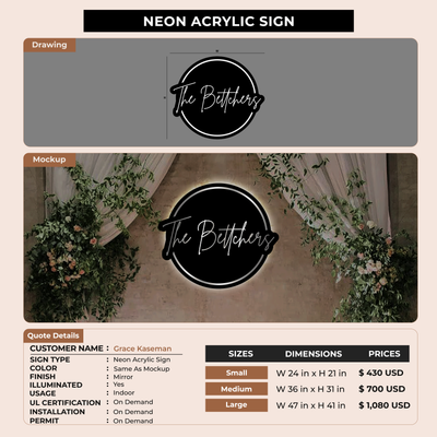 Business Signage for Grace Kaseman