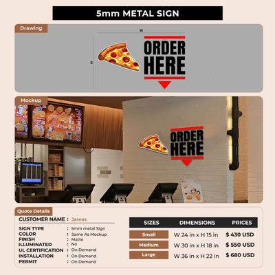 Custom Signs for James