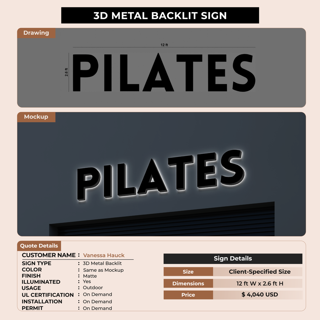 Custom Signs For Vanessa Hauck