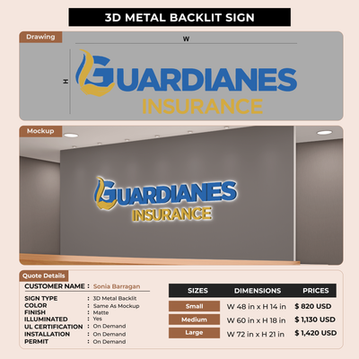 Custom Signs for Sonia Barragan