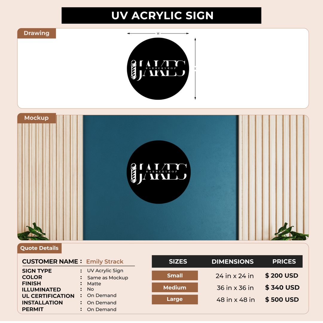 Custom Signs For Emily Strack