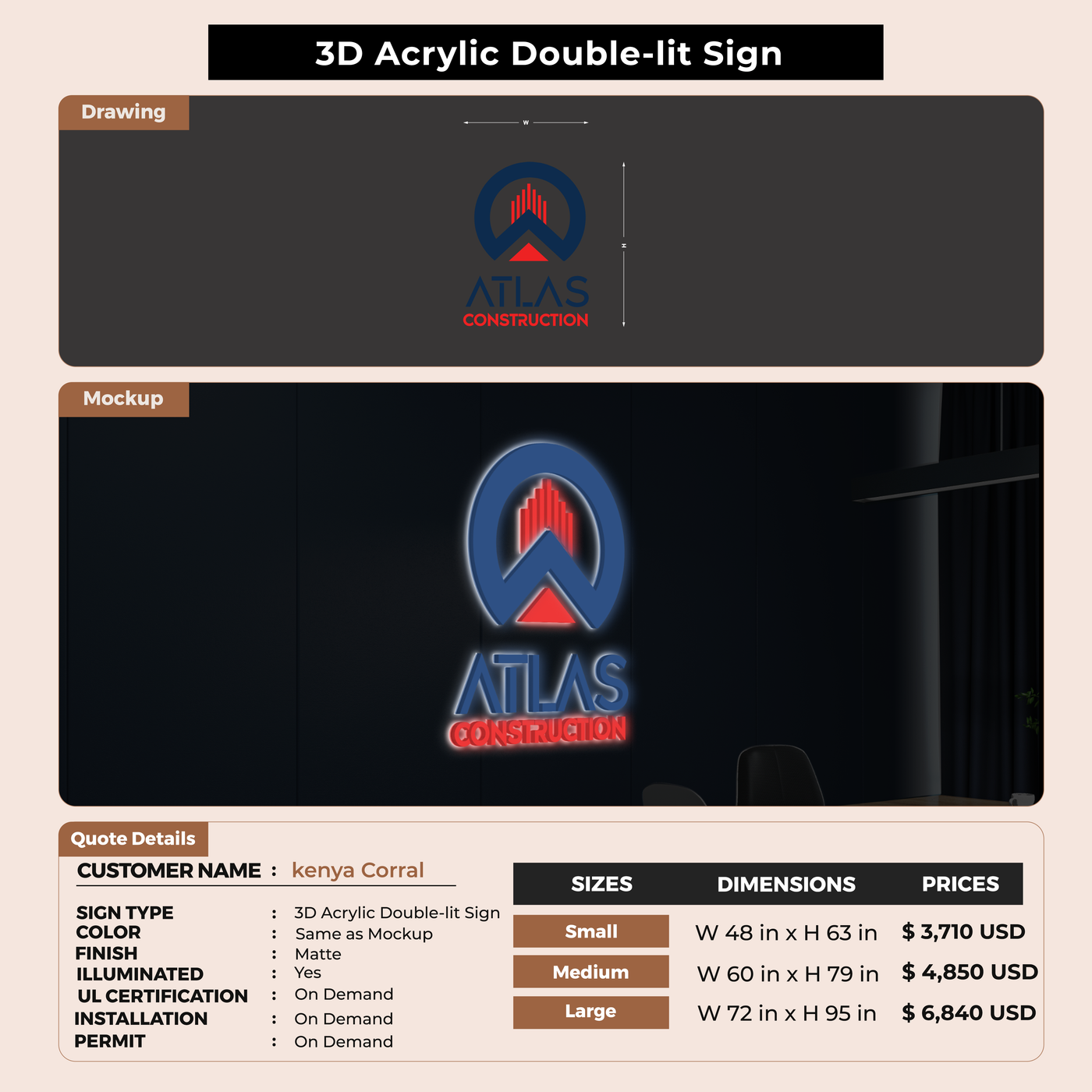 Business Signage for kenya Corral