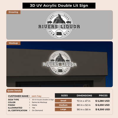 Custom Signs For sam hay