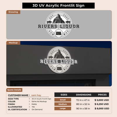 Custom Signs For sam hay